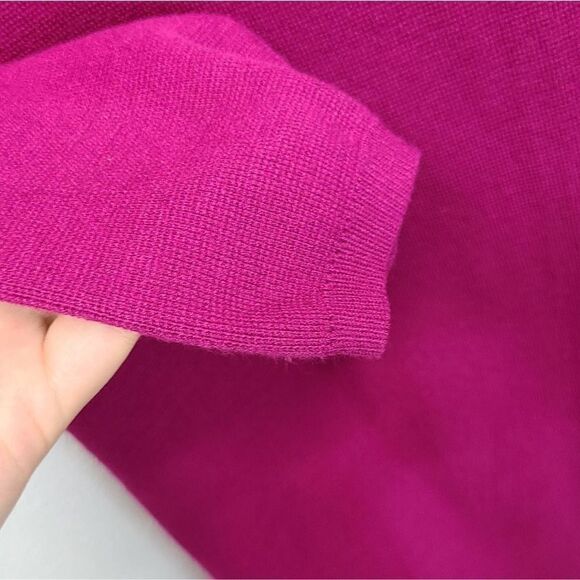 Led Women's Plum 3/4 Sleeve Sweater Size Large - Picture 3 of 7